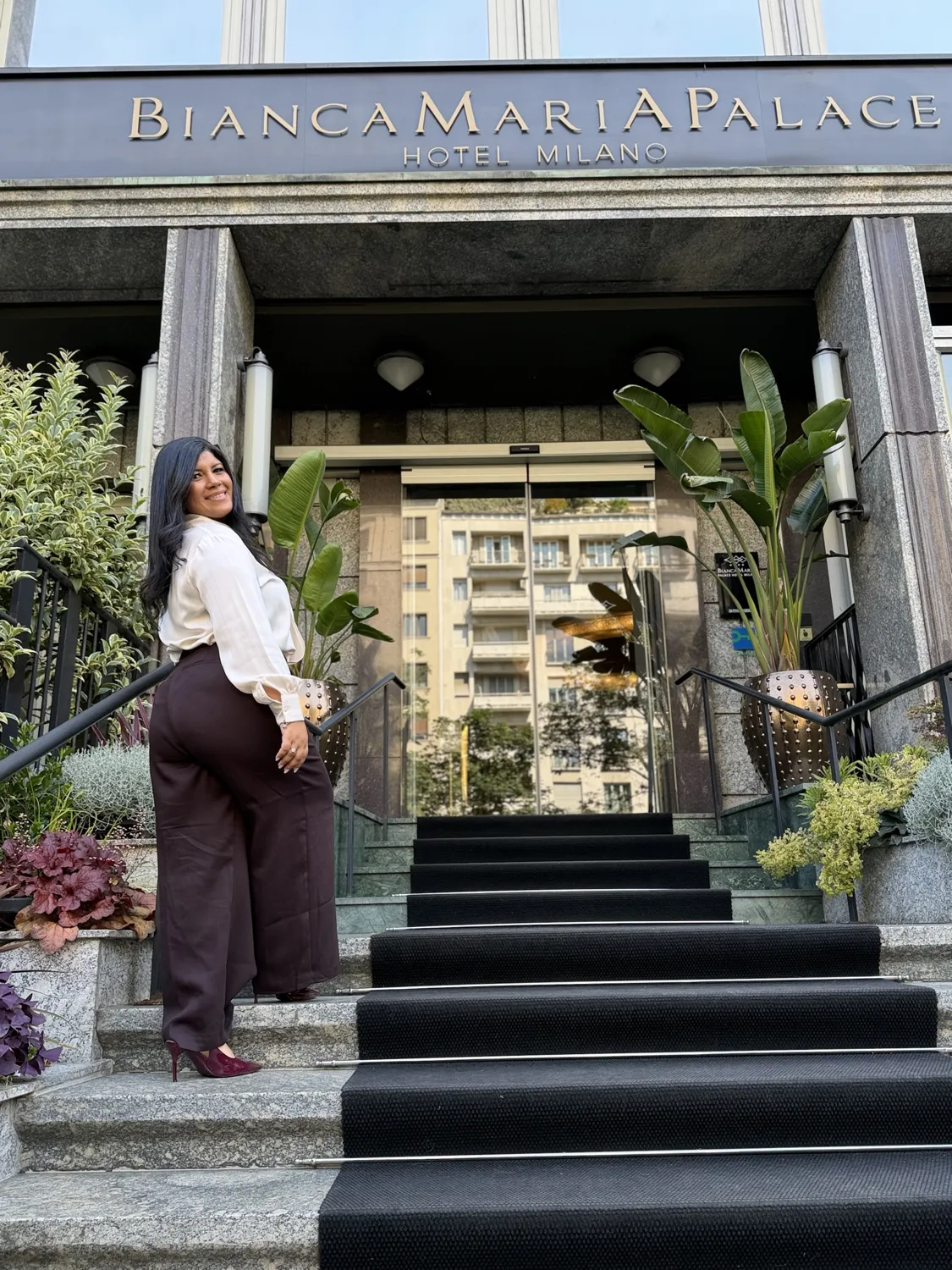 Suzelle Pimentel al BiancaMaria Palace Hotel di Milano